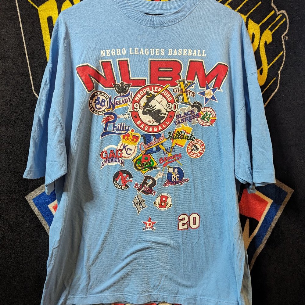 Negro Leagues Baseball NLBM Blue T-Shirt.  In great condition, size 2XL.